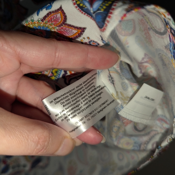 Olymp Level 5 Body Fit Paisley Dress Shirt 100% Cotton 14.5/37 EUC! - Picture 5 of 16